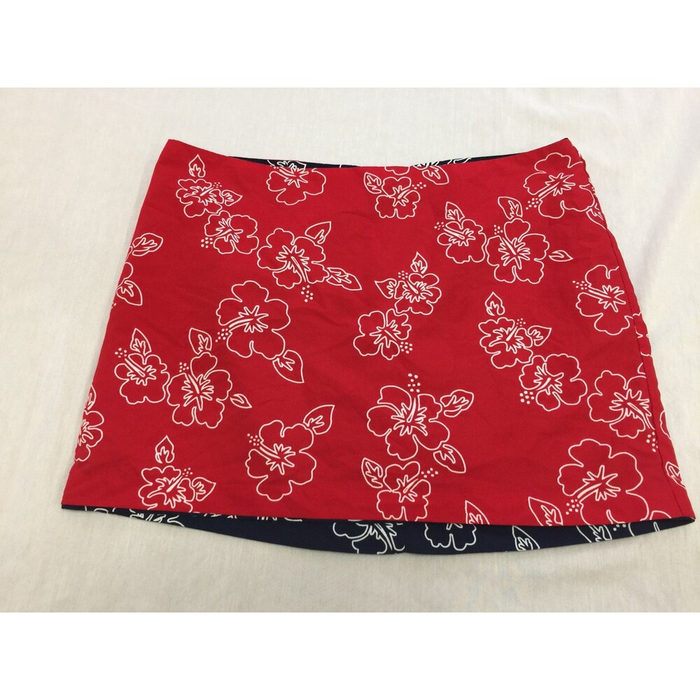 SPEECHLESS WOMENS REVERSIBLE SWIM SKIRT SIZE 13